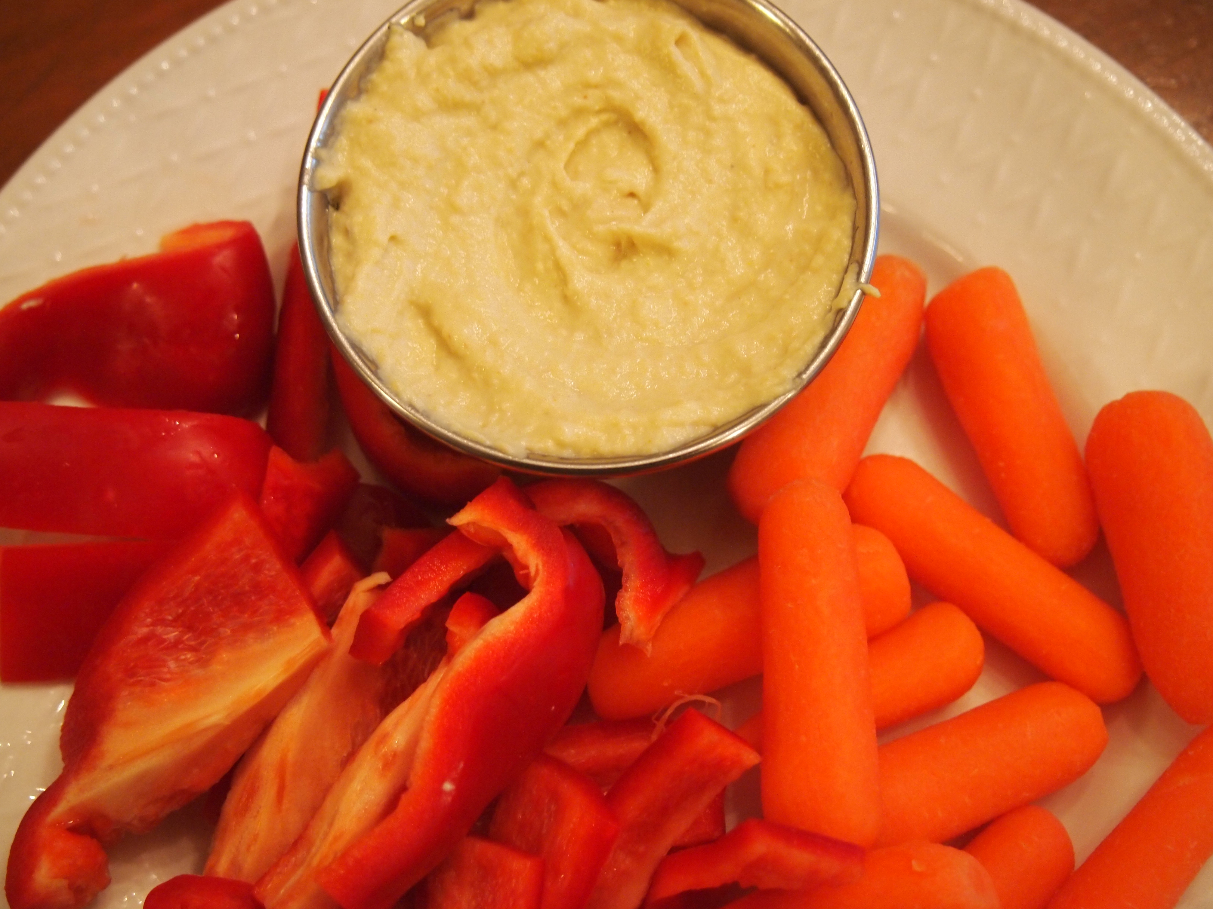 Mid morning snack idea 4 - Spicy Hummus