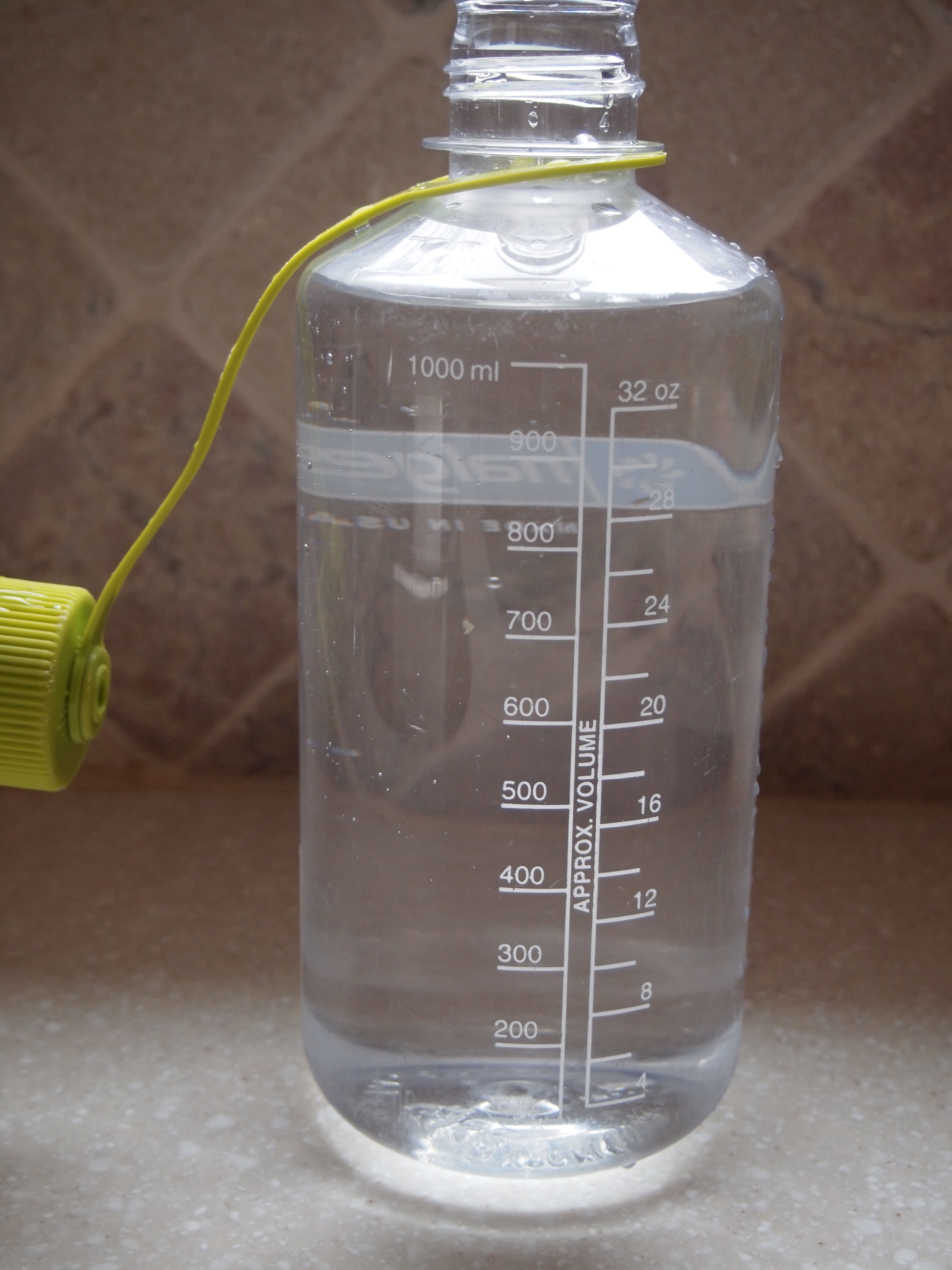 Water - filtered and one litre
