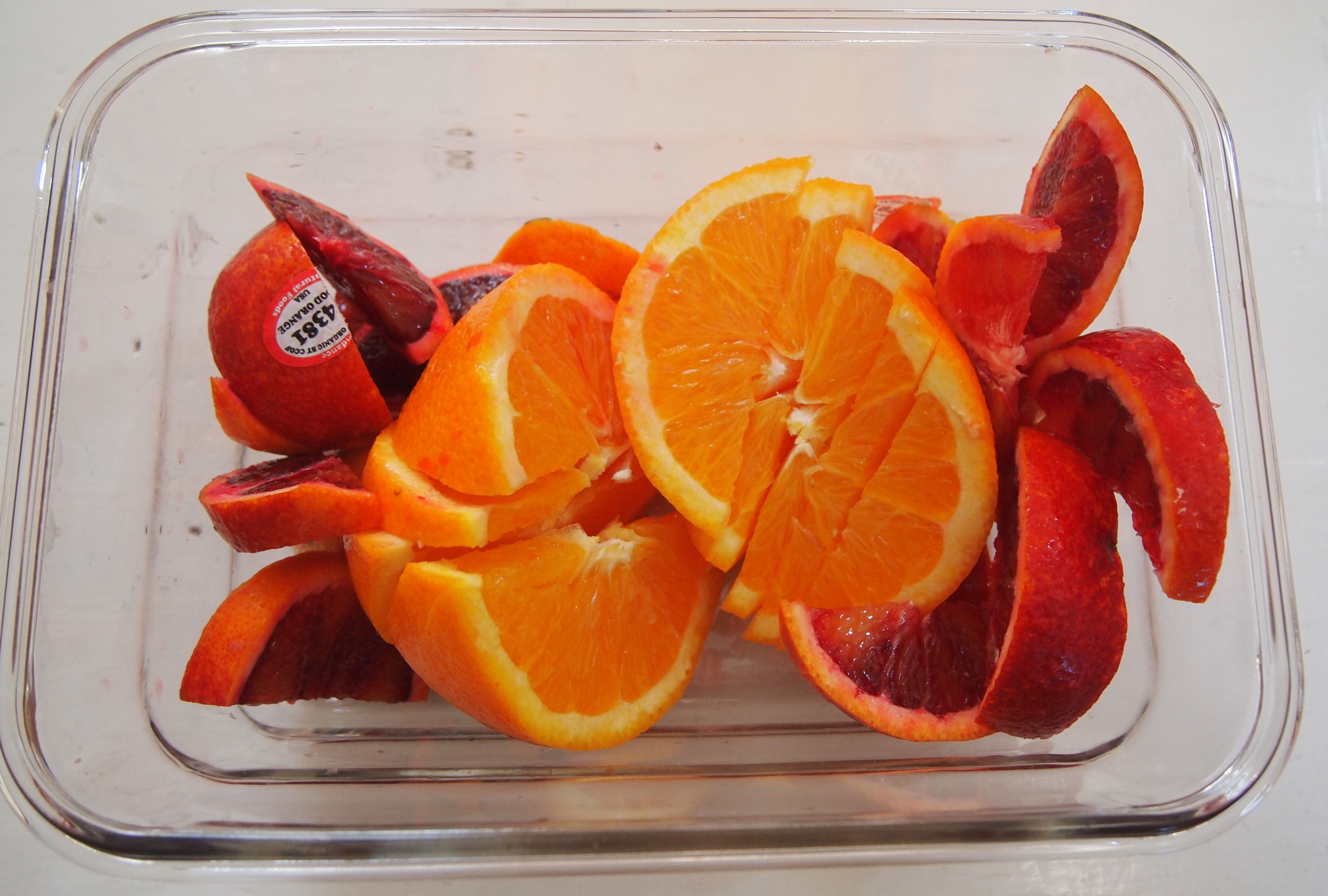 Organic Navel and Blood Oranges - ready to enjoy in the car. Plan to make healthy choices for your wellness journey.