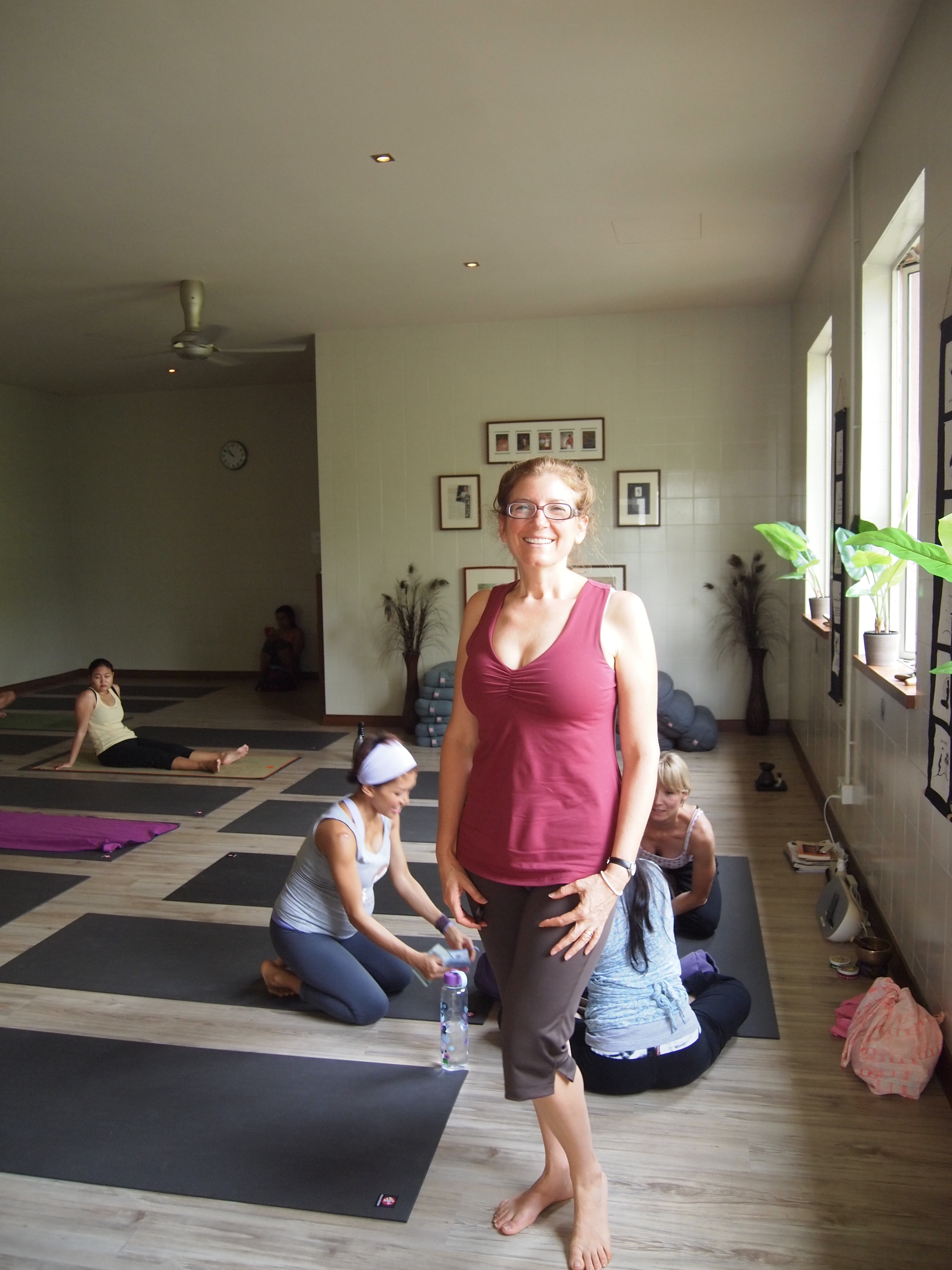 In Malaysia at Upward Yoga Studio in 2012. Even vacation over seas did not stop me from my practice. I was blessed to have Ninie Ahmad lead the class.