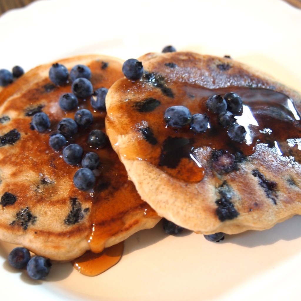 Super Moist Blueberry Pancakes Glutenfree and Dairyfree